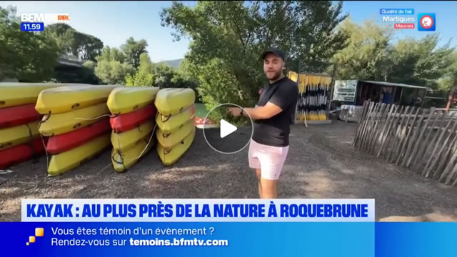 BFM TV MARSEILLE REPORTAGE Base du Rocher Roquebrune sur Argens 2026